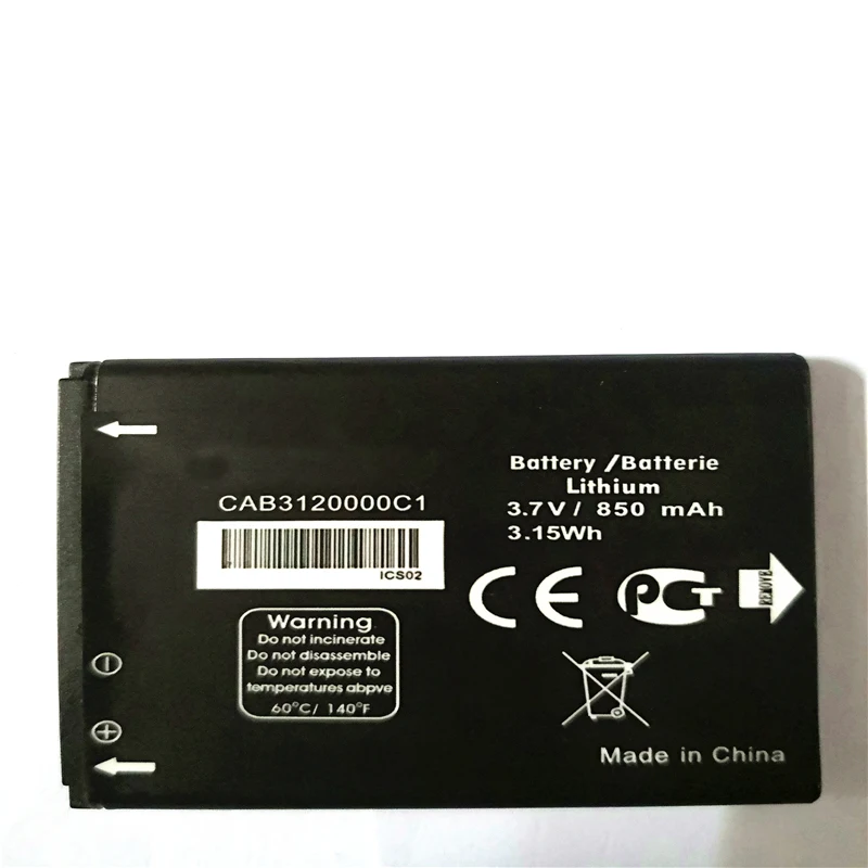 Аккумулятор CAB3120000C1 для CAB3122001C1 Alcatel One Touch 385 510 602 710 710A 710D 768 806 807 810 810D мобильный
