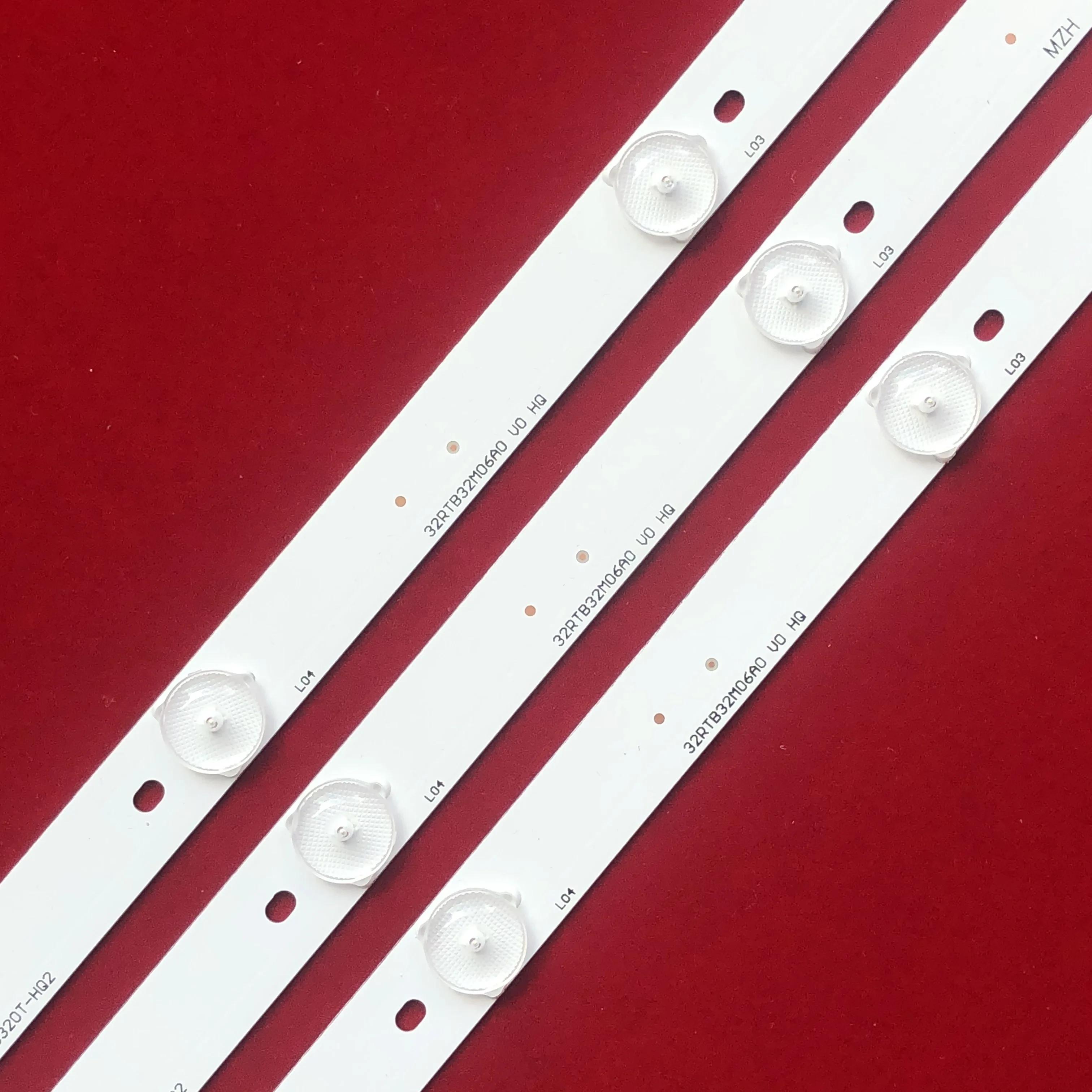 Светодиодный Подсветка полосы 6 лампы для проектора Sanyo 32 &quotТВ светодиодный-32B500