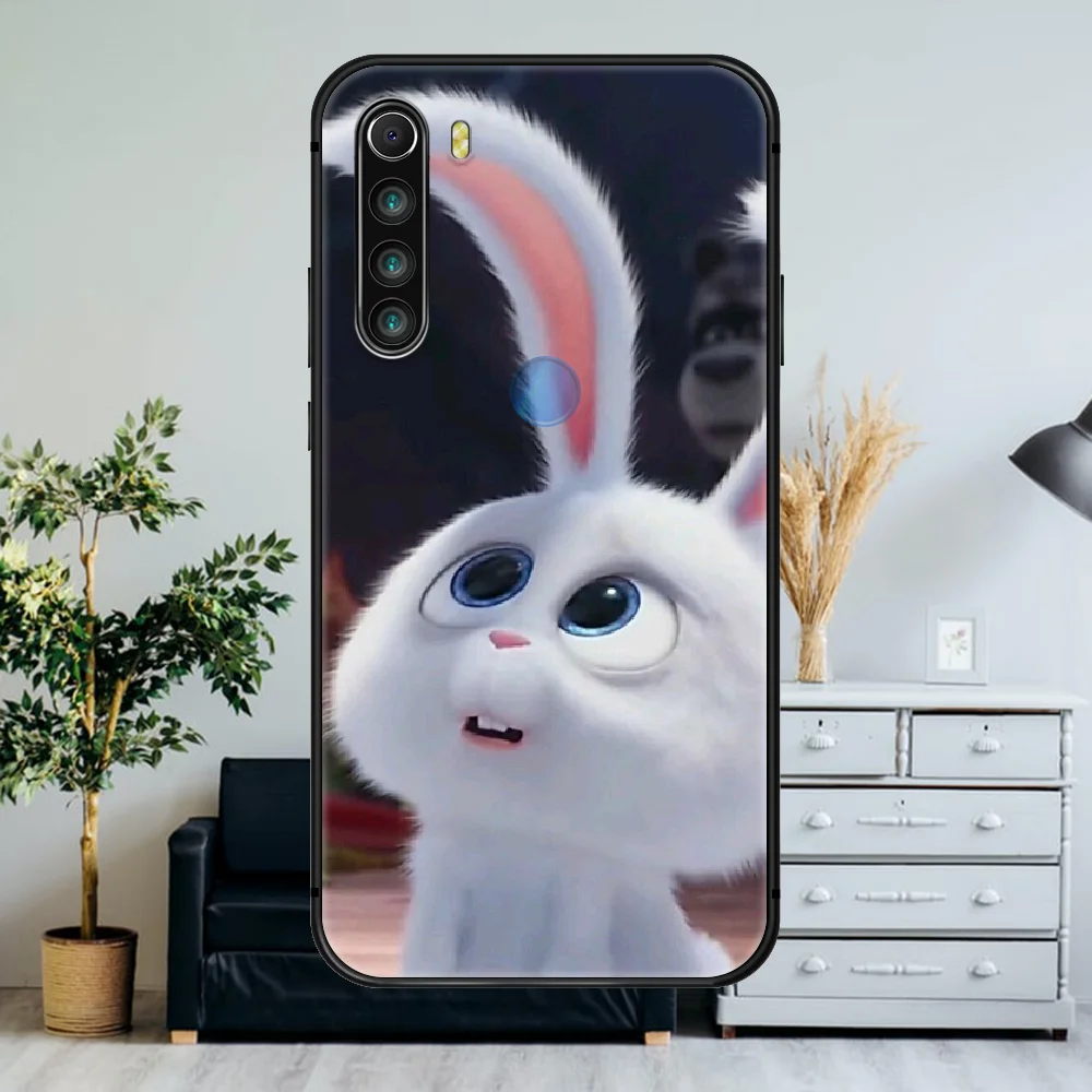

Cartoon Cute Kawaii rabbit dog Animal Phone Case For Xiaomi Redmi Note 7 8 8T 9 9S 4X 7 7A 9A K30 Pro Ultra black Waterproof