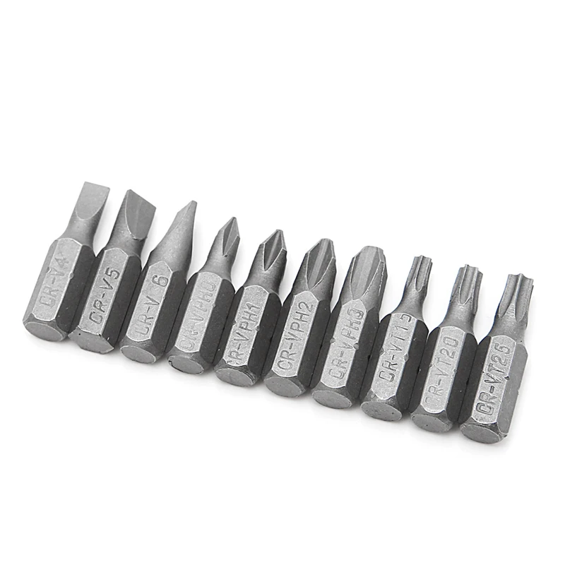 Отвертка 10 в 1 l-образная Угловая головка двойной ключ отвертка Torx плоская набор