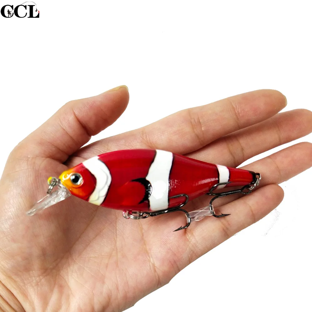 CCLTBA 95mm 12.5g Shad Jerk Bait Fishing Lure Sinking Wobblers Crank Jerkbait Fishing Tackle