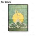 Постер Reach for the Moon, винтажная Художественная печать на холсте, сказочное причудливое искусство на стене, лодки мечты и другие истории, двойной стюард, Уокер