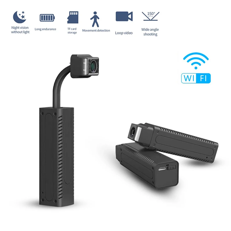Мини ip Wi-Fi камера для помещений беспроводная наблюдения за ребенком Портативная