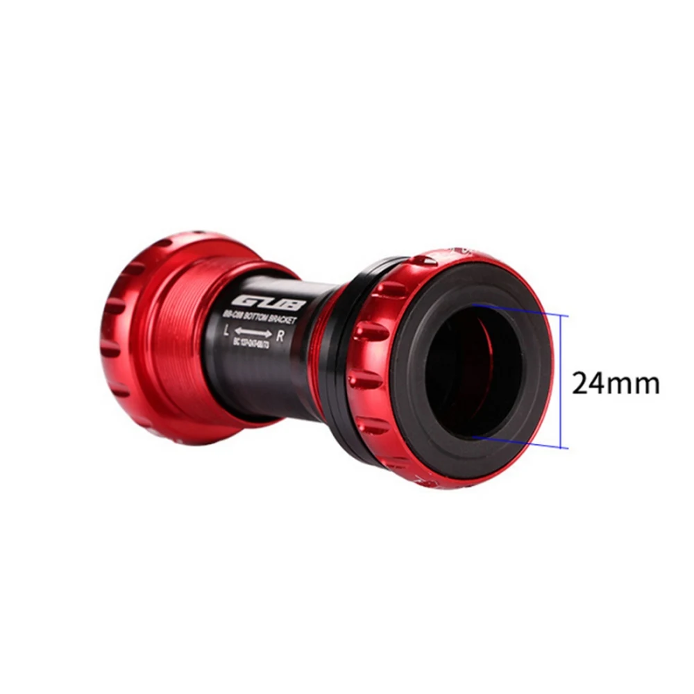 GUB BB C-68 Подшипниковая нижняя каретка винтового типа 68/73 мм Велосипедная ось MTB Road Bike CNC сплав керамический коленчатый вал.