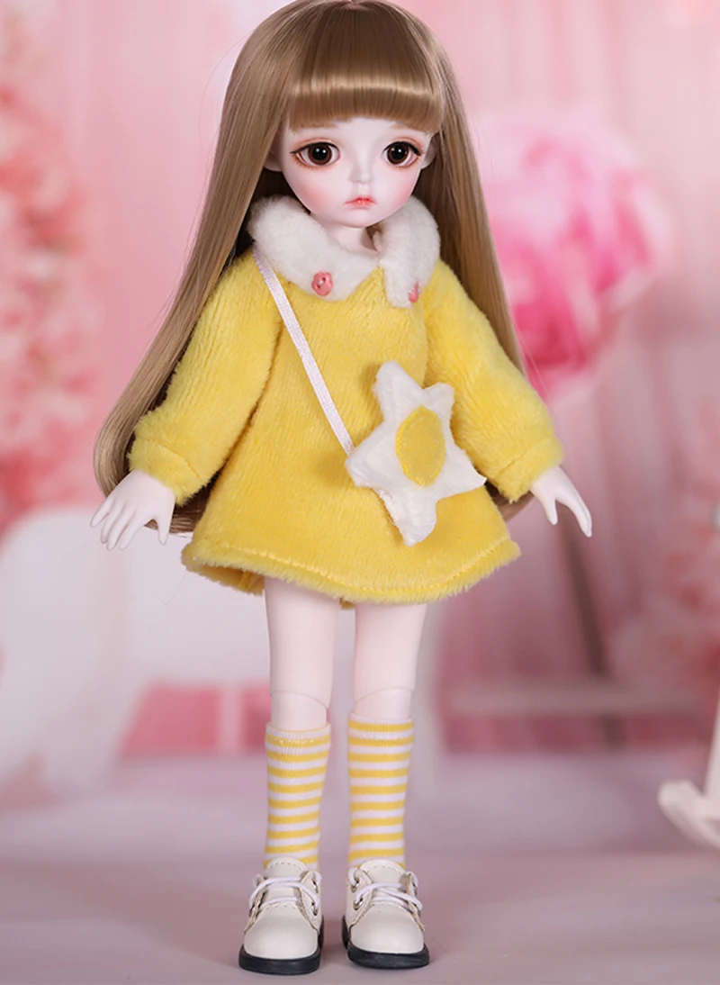 Полный комплект 1/6 BJD кукла милая Лина Анна Смола шарнирная девочка день рождения