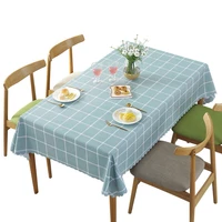 pvc table cloth waterproof oilproof nordic style rectangular tablecloth coffice dining birthday party decorative accessories