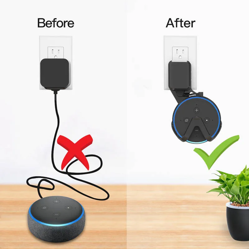 Портативная розетка настенный держатель шнур кронштейн мини гнездо Мини