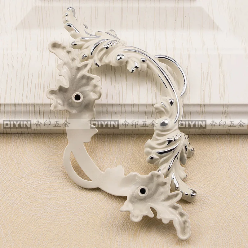 Мебель антикварный шкаф цвета слоновой кости белая ручка для мебели