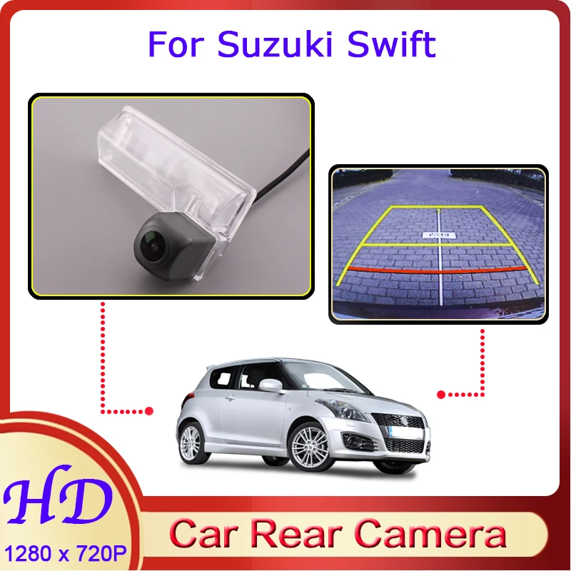 

Автомобильная камера заднего вида «рыбий глаз» для Suzuki Swift 2011 ~ 2013 ночное видение HD специализированная камера заднего вида для резервного ко...