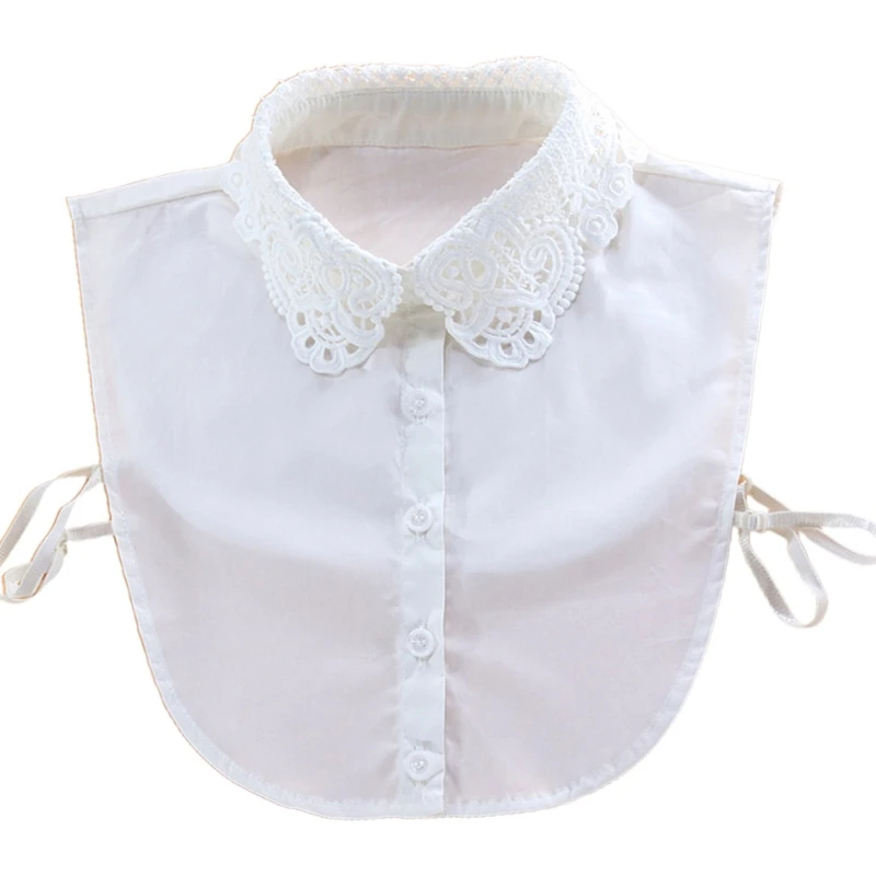 

17 Styles Women Vintage Ruffles Stand Lapel Fake Collar Detachable Blouse Half Shirts Necklace Sweater Vest Accessories