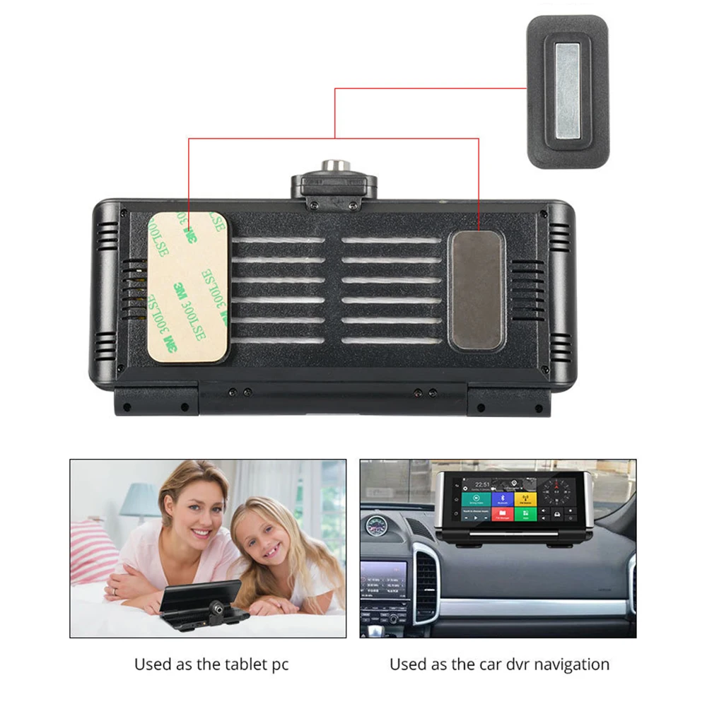 Maiyue star 7 дюймов 4G Автомобильный видеорегистратор DVRFHD 1080P Android Dash камера gps навигация ADAS Автомобильный видеорегистратор двойной объектив с камерой заднего вида