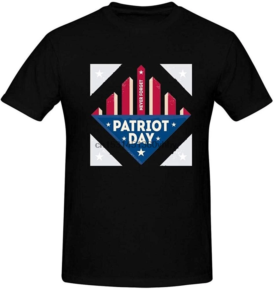 Мужские хлопковые футболки GIGIBO Patriot Day 9 11 The Building модная футболка с графическим