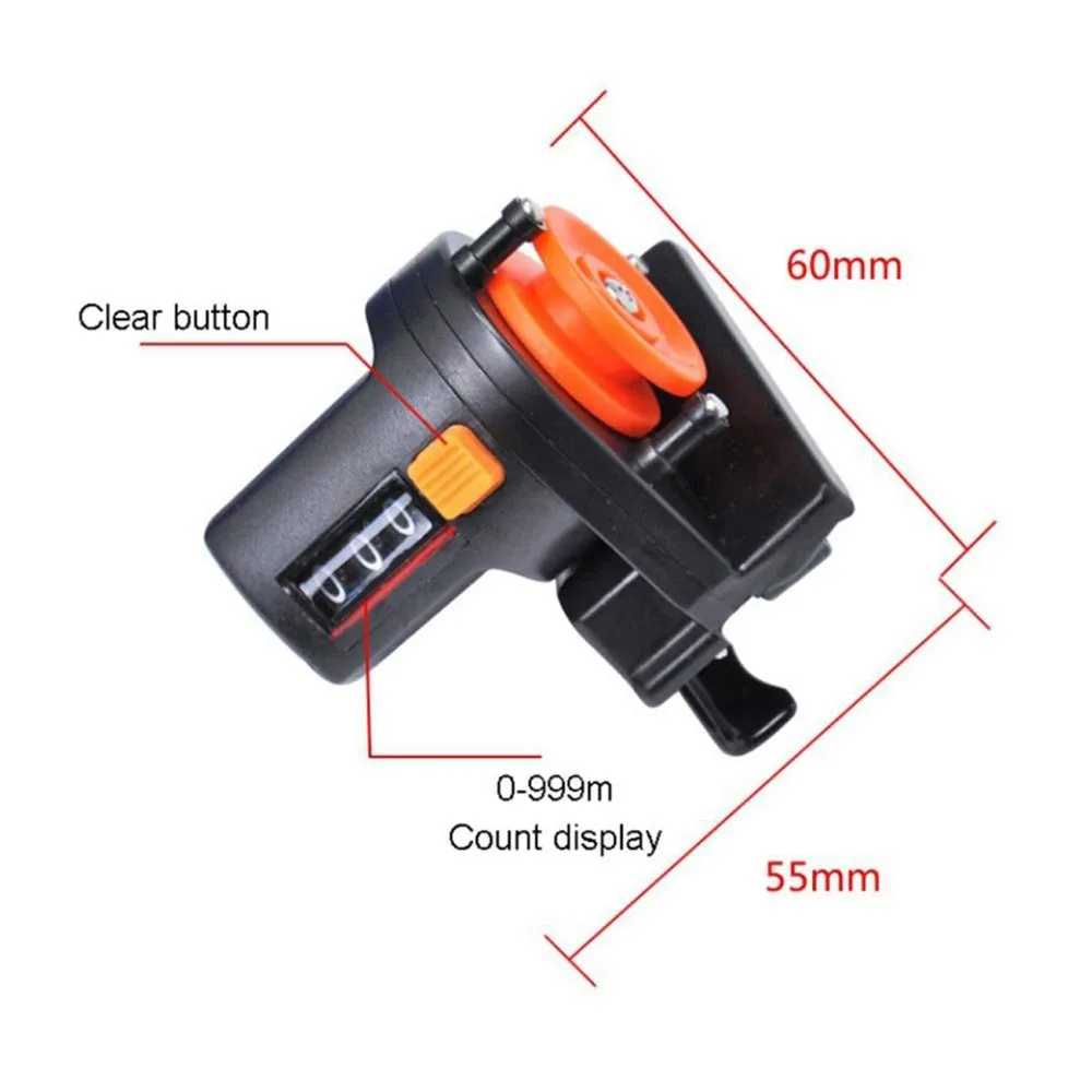 1 PC Fishing Line Counter Portable Depth Finder Tool Tackle Length Gauge 0-999M | Спорт и развлечения