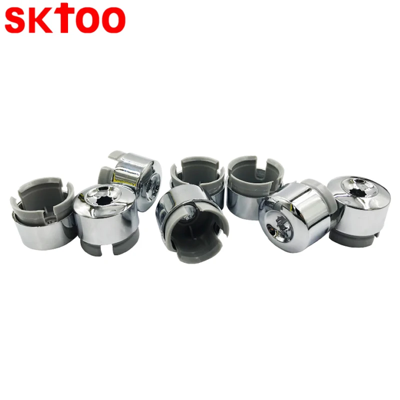 SKTOO 7L6 601 173A 2ZZ 10 шт. хромированный колпачок на гайку болта колеса 7L6601173A для VW Touareg 2004