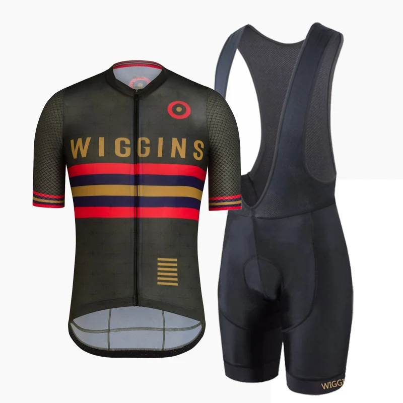 1 Хит, высокое качество, wiggins, велосипедная майка, облегающая, летняя, мужская, с рукавом, комплект для велоспорта, mtb, велосипедная рубашка - Цвет: 1