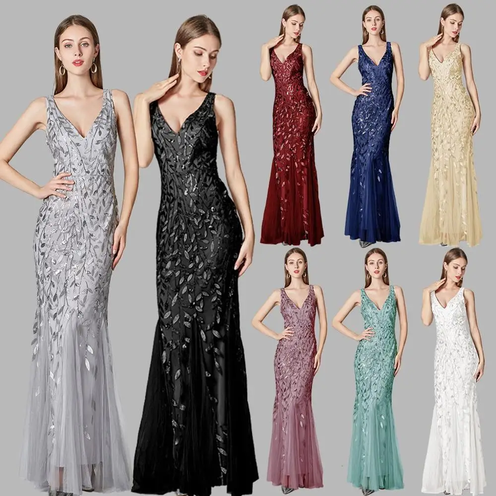 

Dress Women 2020 Vintage Sexy Dress Embroidered Beaded Bodycon Maxi Dress Mermaid Vestidos Robe Sukienka Jurken Elbise Free Ship