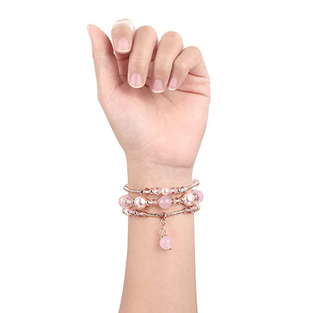 Fashion Sports Beaded Bracelet Strap Band For Fitbit Versa Quick Release SmartWatch Accessories | Электроника