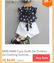 MERI AMMI/комплект из 2 предметов; детская одежда для девочек; комплект одежды; футболка без рукавов с цветочным рисунком+ юбка с цветочным рисунком для От 2 до 13 лет девочек