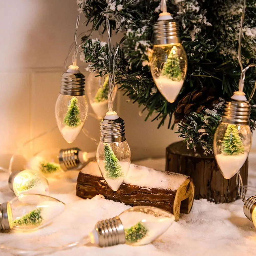 

Clear Glass Wish Bottle Copper Wire LED String Light Garland led Garden 10 Christmas Vintage Tree Decoration Party Lamp 2M C3O4