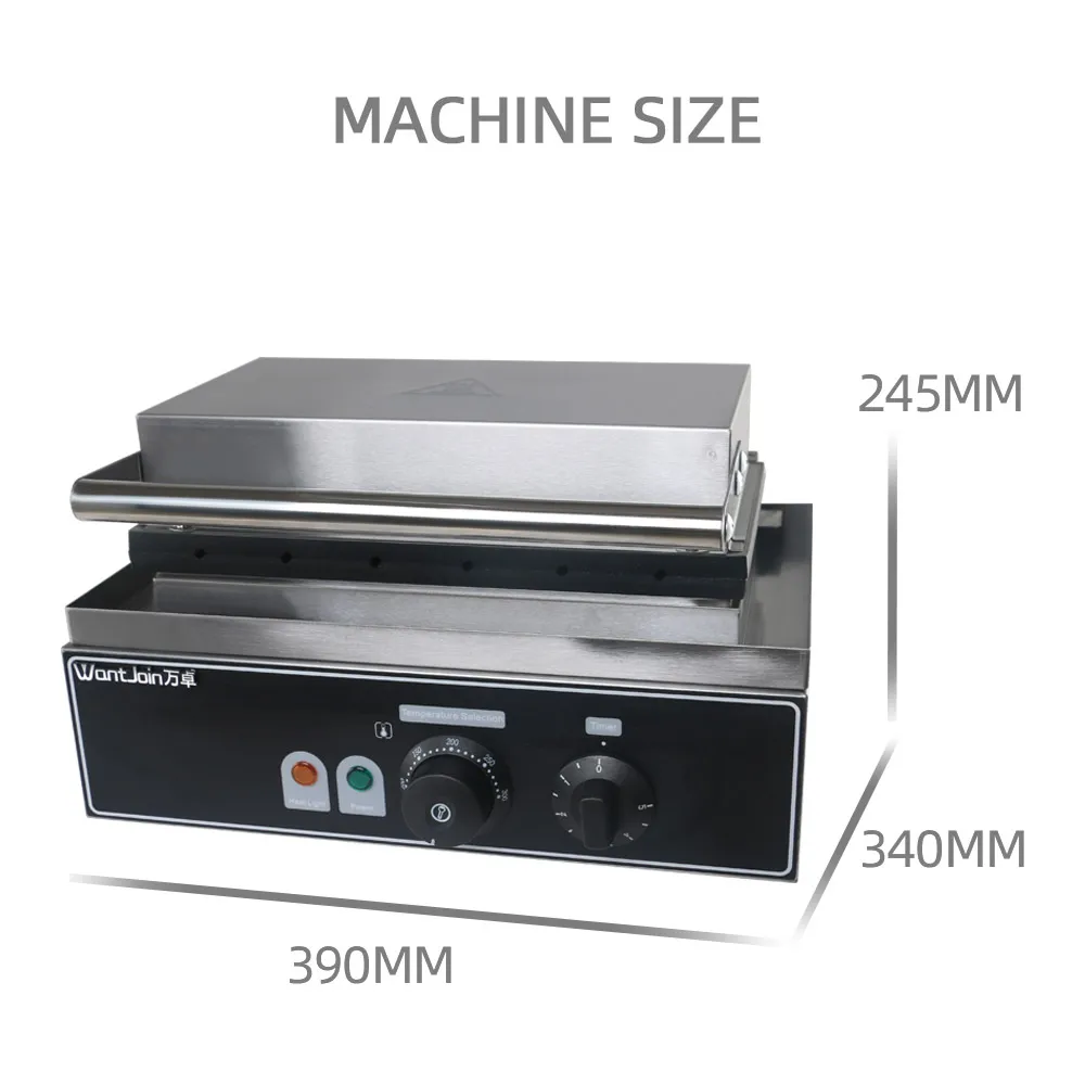 WantJoin Коммерческая электрическая французская для булочек вафель приготовления