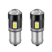 2x t4w led h6w car light ba9s high quality lens auto dome light lamp bulbs 5630 smd white red yellow 12v reading door signal