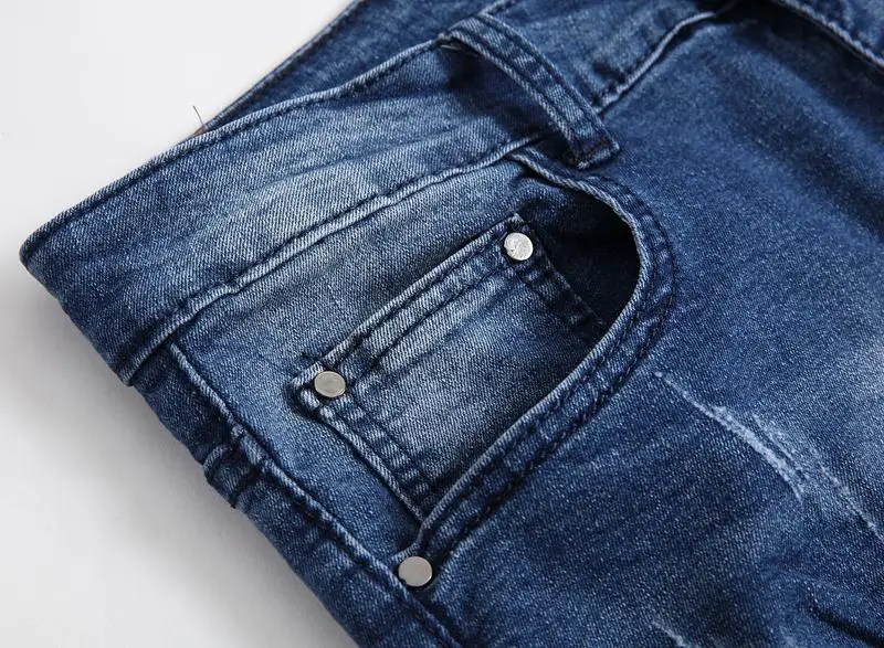 Горячая Распродажа 2020 модные дизайнерские мужские ковбойские брюки джинсовые