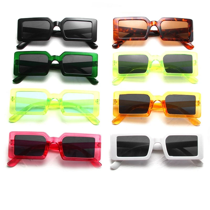

2021 Luxury Square Sunglasses Women Brand Designer Sun Glasses Women Vintage Eyeglasses Women/Men Mirror Oculos De Sol