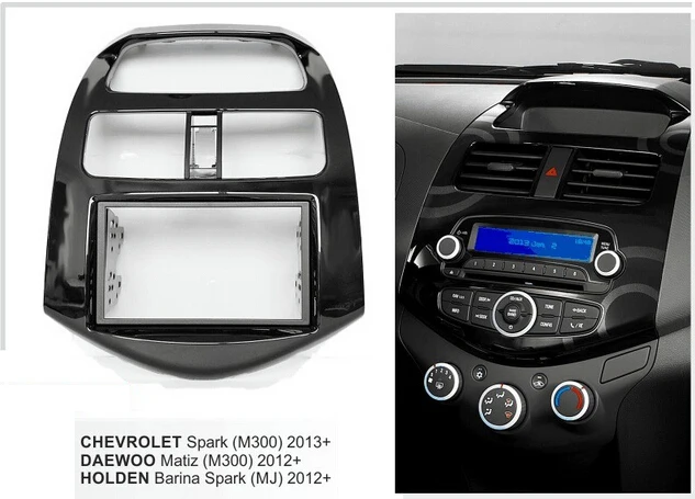 Двойной разъем автомобильный адаптер Fascia для Chevrolet Spark Beat Daewoo marshz 2012 + комплект