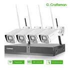 Беспроводные комплекты систем видеонаблюдения, 4 канала, 8 каналов, 1080P, фотокамера 2 МП, сетевой видеорегистратор, Wi-Fi, наружная камера видеонаблюдения, IP, система видеонаблюдения XMeye