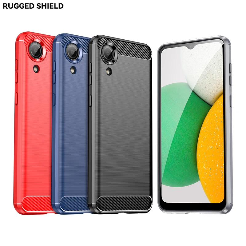 

For Samsung Galaxy A03 Core Case Carbon Fiber Shockproof Silicone Case For Samsung Galaxy A03 Core Cover for Galaxy A03 Core