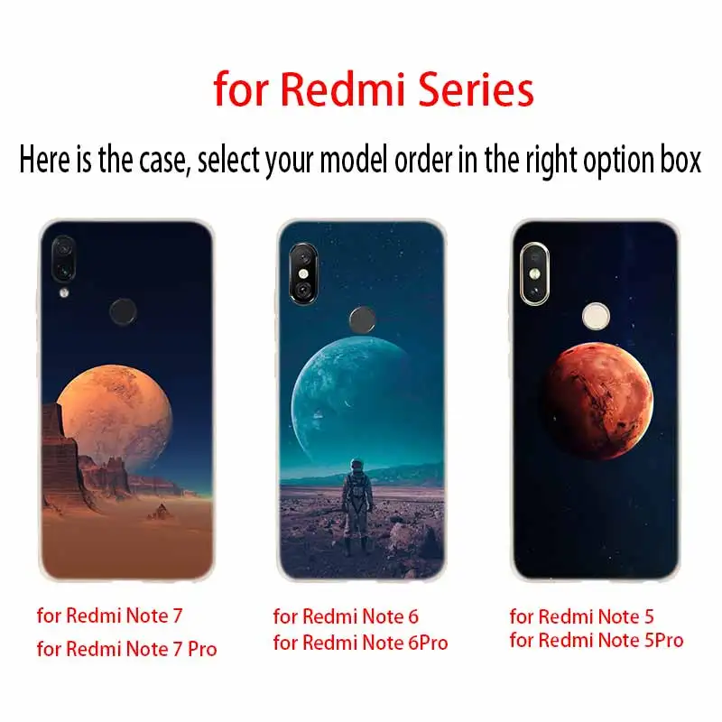 Silicone Case Cover For Xiaomi Redmi 10a 9a 8a 7a 6a 5a 5Plus 9at 6 K50 Pro Y3 Cover Imagenes de Mars images - 6