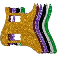 quality guitar pickguard for us fd 11 screw holes player start humbucker hh start no control hole scratch plate