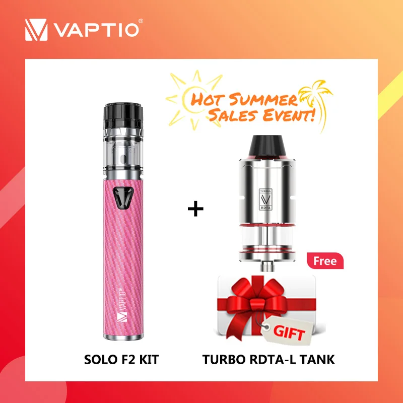 [Подарочный бак] 2200 мАч набор Vaptio Solo F2 электронных сигарет выходная мощность 50 Вт