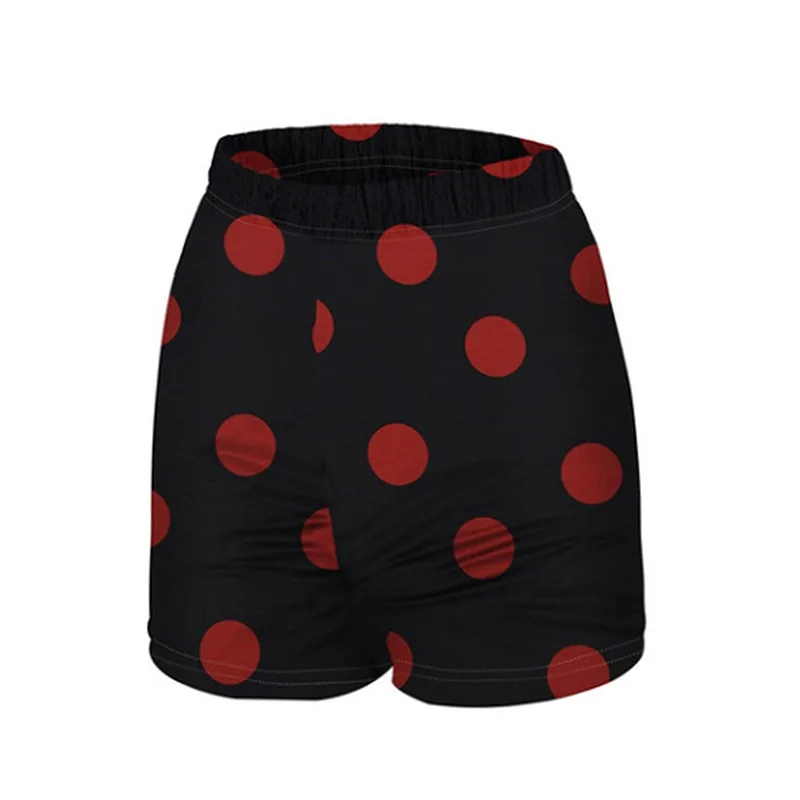 

Women's Summer Shorts 2021 Fashion Sexy Slim High Waist Polka Dotted Short Pants Breathable Slim Shorts For Females Gym Fitness
