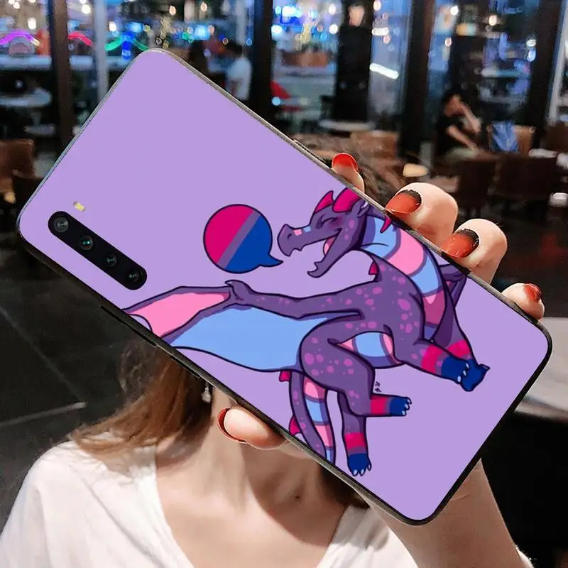 Bisexual Bi Pride Dragon LGBT Phone Case for Xiaomi Mi Note 10 Lite 9T Pro xiaomi CC9 | Мобильные телефоны и аксессуары