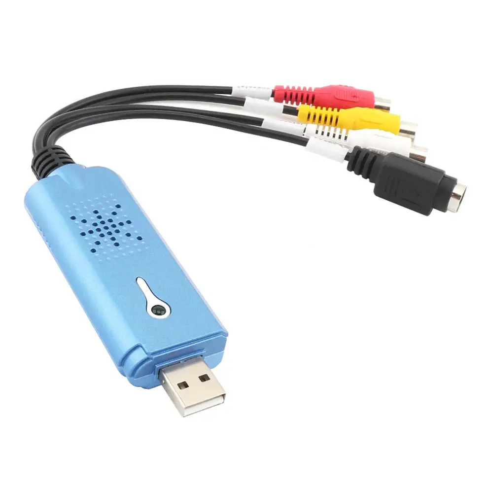 USB 2 0 конвертер видео записывающая карта DVD AV Vedio к компьютерная Настройка коробка