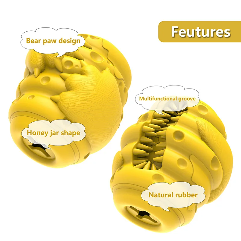 

Honeycomb Leakage Food Toyindestructible Dog Chew Toy