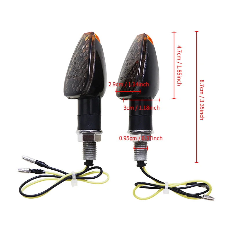 

Motorcycle LED Turn Signals Light Blinker Indicator Lamp Universal For Honda Yamaha SUZUKI Kawasaki For Buell For Triumph