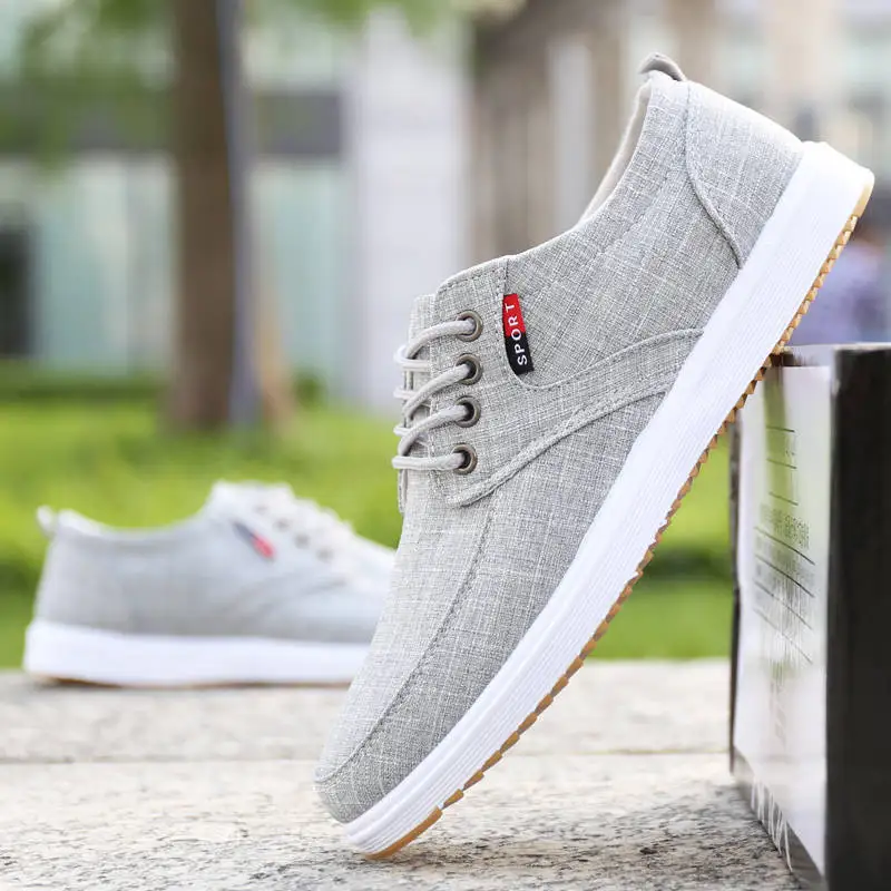 2020 новые летние коричневые Мужская Обувь На Шнуровке повседневная обувь дышащая