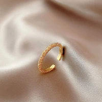 open adjustable finger ring matte party gift simple ol korean fashion jewelry for women girl accessories wholesale