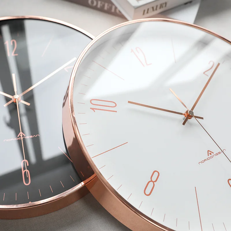 Настенные часы в скандинавском стиле для гостиной простые креативные дома