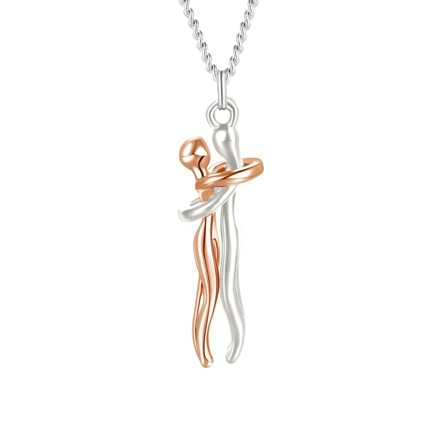 

The villain hugs necklace jewelry gifts custom couple pendant necklace straightforward expression of emotion jewelr