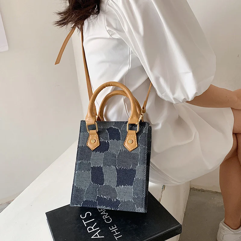 

Women's Messenger Bag 2021 New Small Square Bag Korean Tote Bag Female One Shoulder Handbags Crossbody Bags