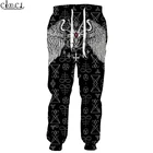 Брюки CLOOCL мужскиеженские с 3D-принтом, популярные спортивные штаны в стиле викингов, сатана, тату, повседневные, Осенние, в стиле Харадзюку