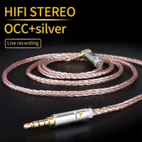 todn high end hifi jack 3 5mm audio cable occ braid 3 5mm car aux cable for phone mp3 car headset speaker