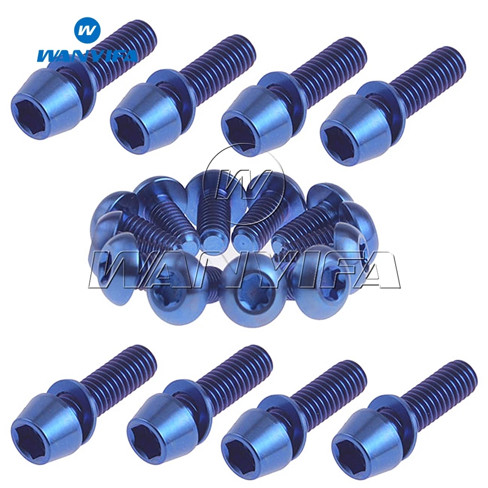 Велосипедный дисковый тормоз M5x10mm и M6x20mm Титановые Болты Комплект обновления для Hope Shimano Hayes Magura формула