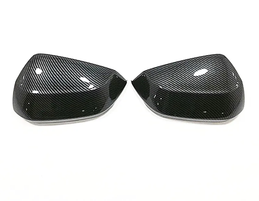 Замена реального углеродного волокна боковое зеркало заднего вида крышка для Q2 Q3