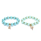 Для малышей и детей постарше эластичные браслеты ручной работы Принцесса Жасмин 