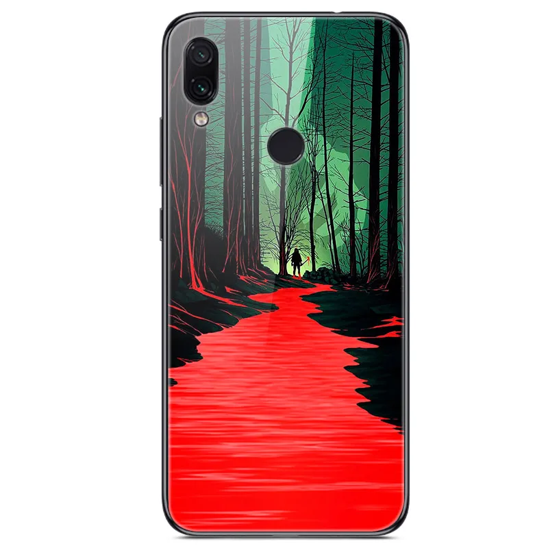 Чехол из закаленного стекла для Xiaomi Redmi Note 5, чехол с изображением планеты космос, стеклянный чехол на заднюю панель для Xiomi Redmi Note 5 Pro Redmi note5, 64 ГБ, 32 ГБ - Цвет: 57