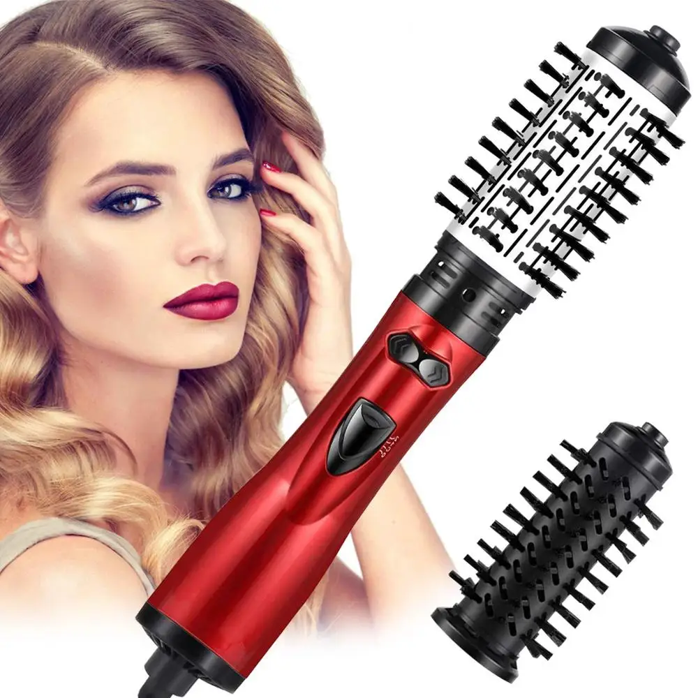 Brush Automatic Rotary Round 2 In 1 Hair Dryer Brush Curling